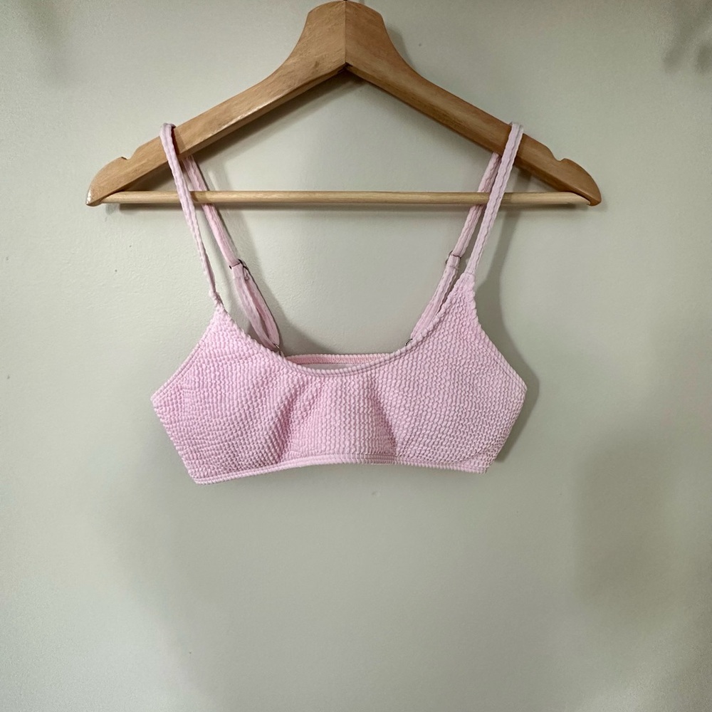 Light Pink Bikini with Soft Fabric and Adjustable Straps
